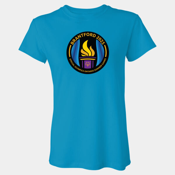 Logo Gildan Women's Printed T-Shirt Thumbnail