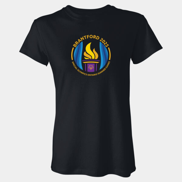 Logo Gildan Women's Printed T-Shirt Thumbnail