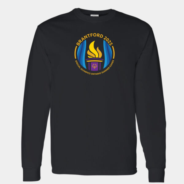 Logo Gildan Unisex Printed Long Sleeve Thumbnail