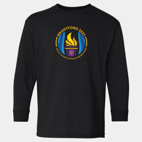 Logo Gildan Unisex Printed Long Sleeve Thumbnail