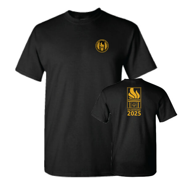 Back Flame Gildan Unisex Printed T-Shirt Thumbnail