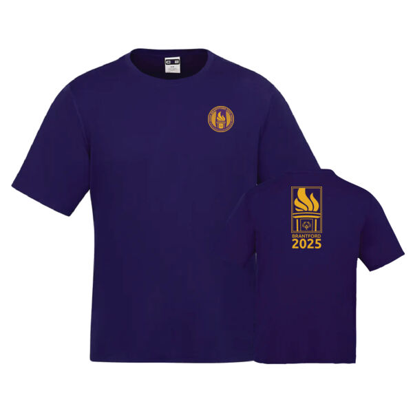 Back Flame Coast Unisex Printed Performance T-Shirt Thumbnail