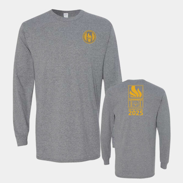 Back Flame Gildan Unisex Printed Long Sleeve Thumbnail