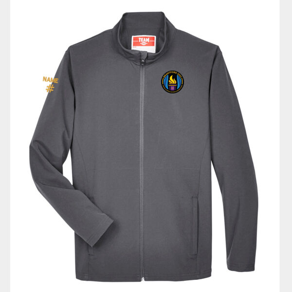 Team 365 Unisex Printed Soft Shell Jacket Thumbnail