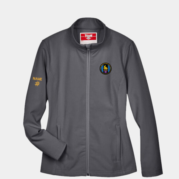 Team 365 Womens Printed Soft Shell Jacket Thumbnail