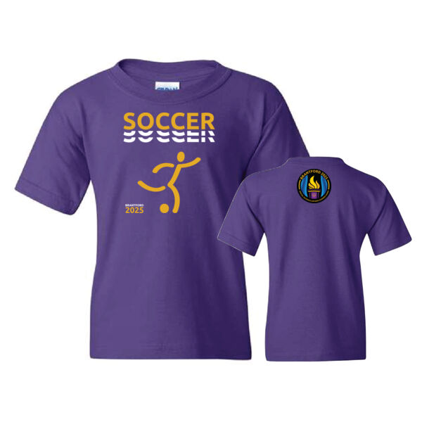 Soccer Gildan Youth Printed T-Shirt Thumbnail