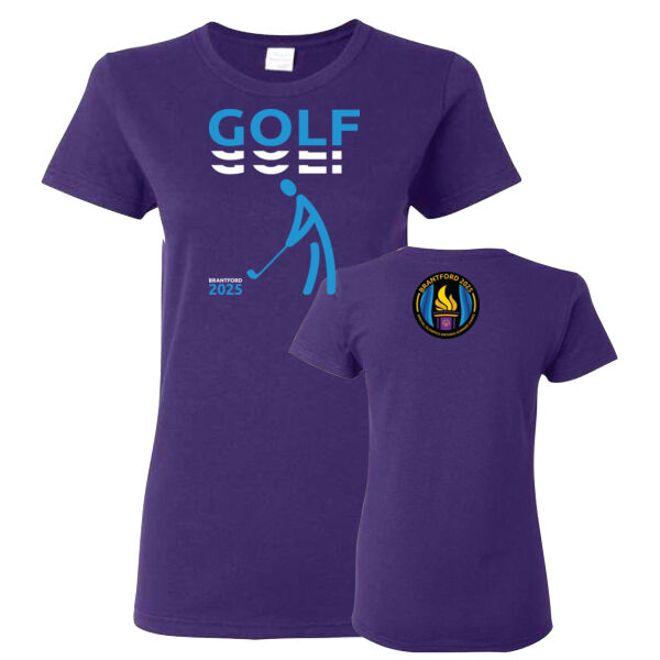 Golf Gildan Womens Printed T-Shirt Thumbnail