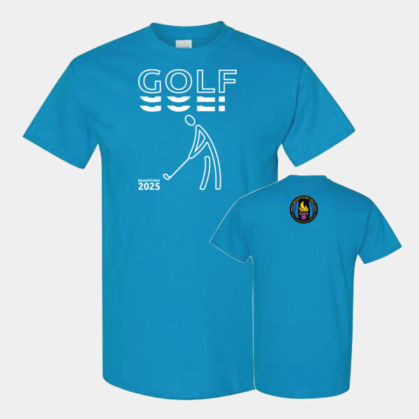 Golf Gildan Unisex Printed T-Shirt 2 Thumbnail
