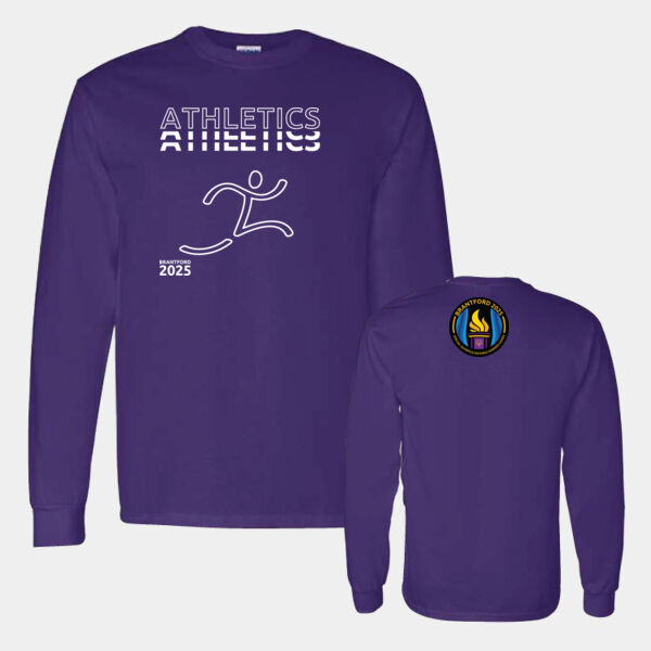 Athletics Gildan Unisex Printed Long Sleeve Thumbnail