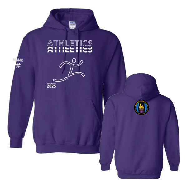 Athletics Gildan Unisex Printed Hoodie Thumbnail